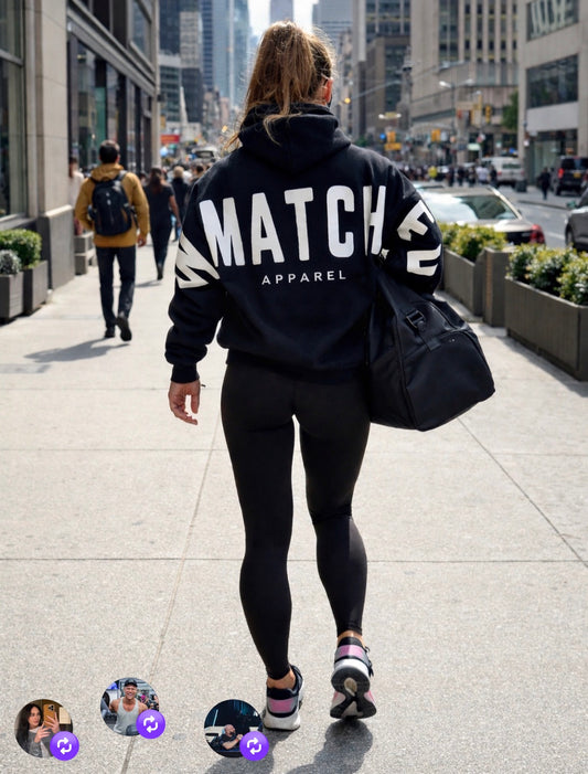 Pitch Black Oversized Hoodie