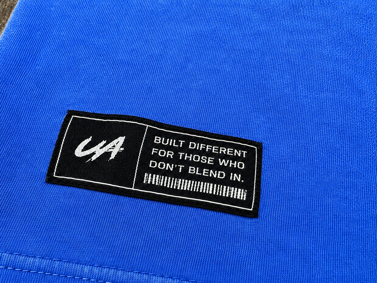 Washed Blue Oversized Bullseye T-Shirt