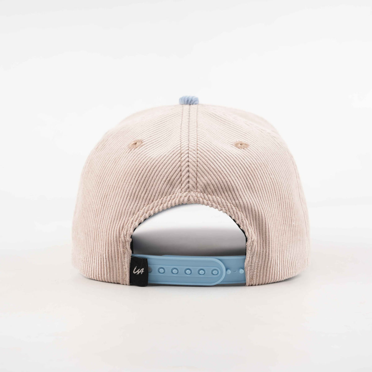 Grey + Blue Corduroy Hat