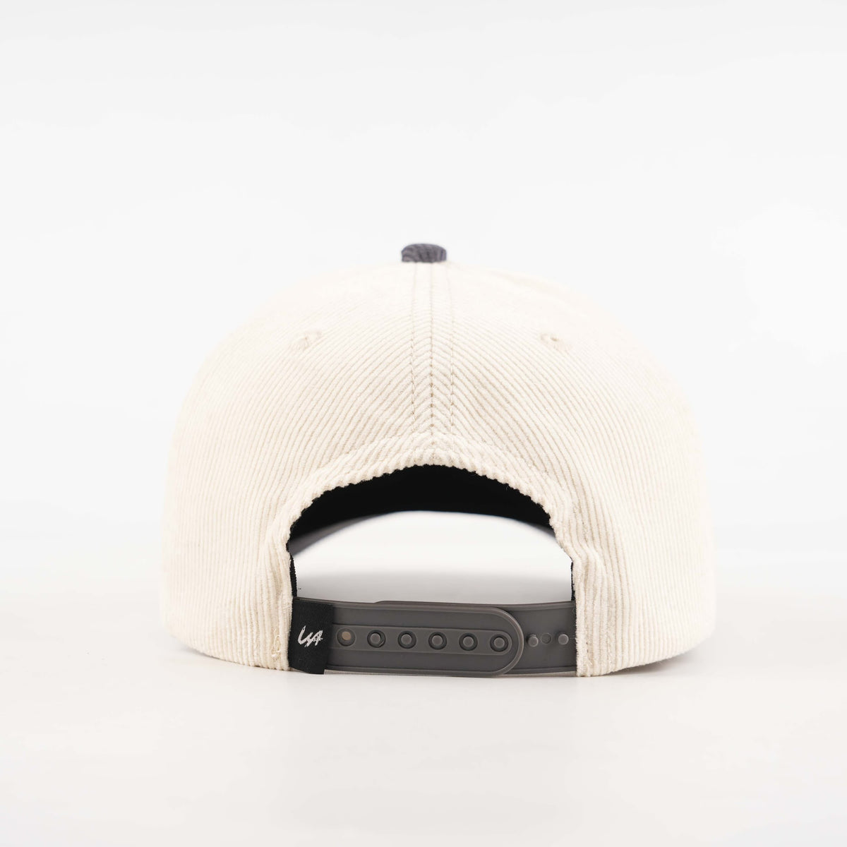 Cream + Navy Corduroy Hat