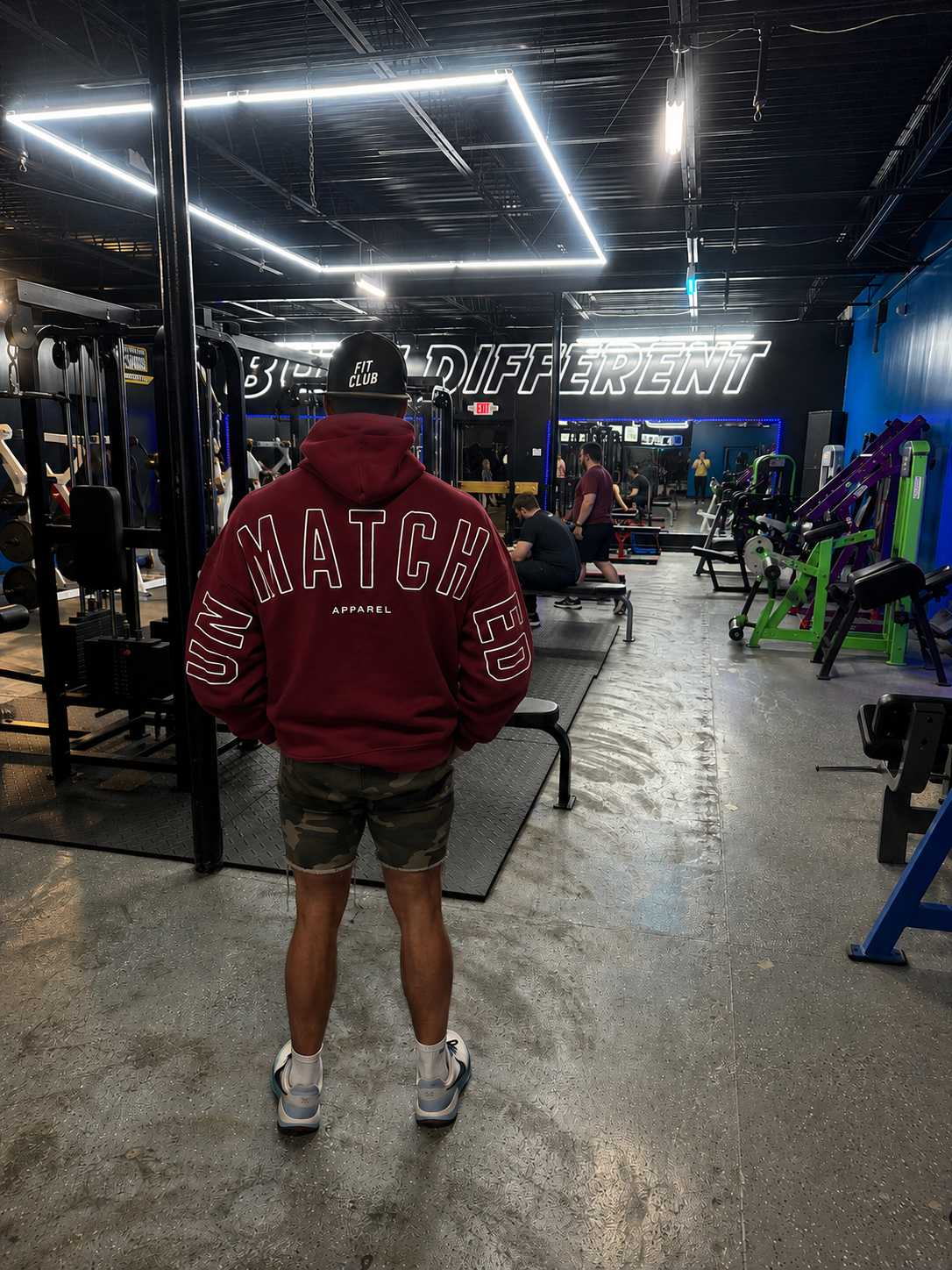 Bloodline Burgundy Oversized Hoodie