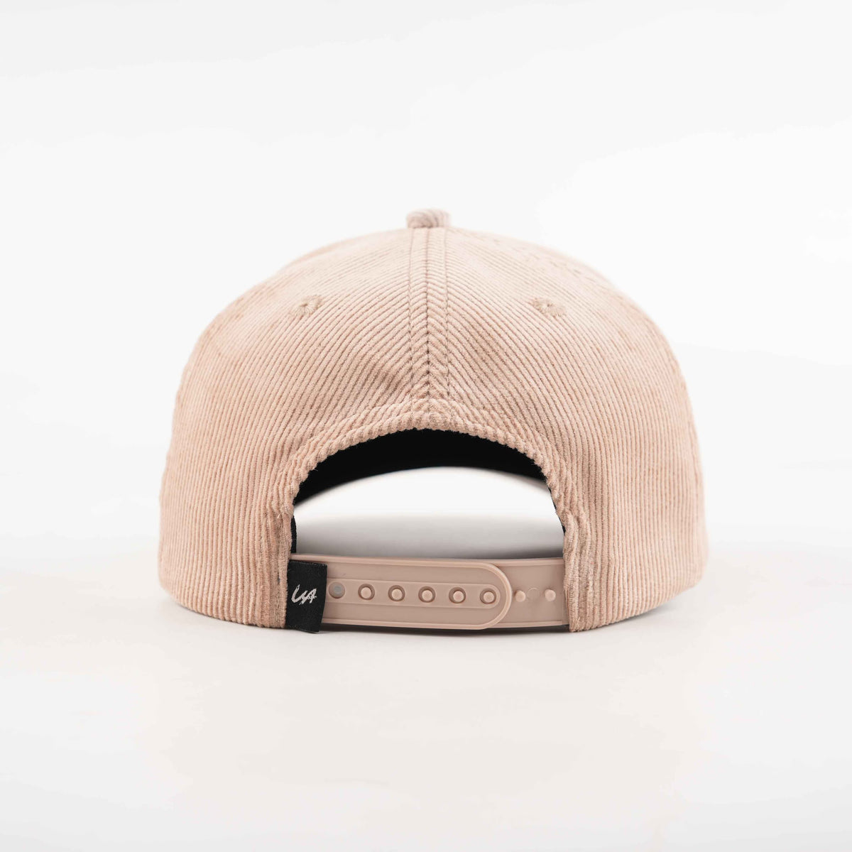Tan + Grey Corduroy Hat
