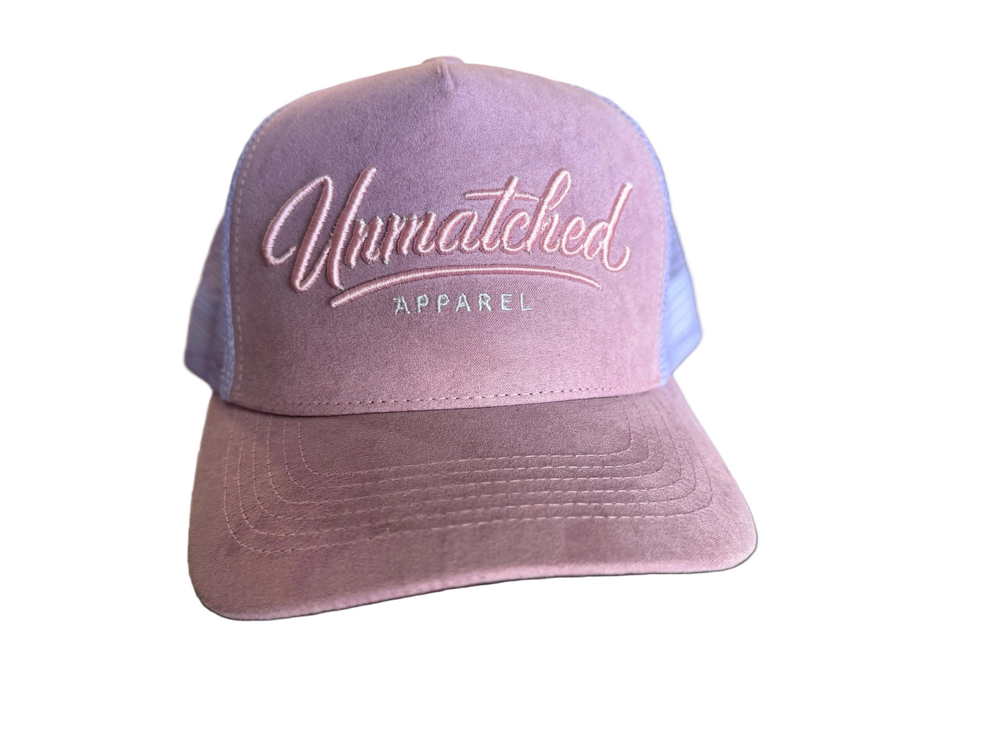 Violet Suede Unmatched Trucker Hat