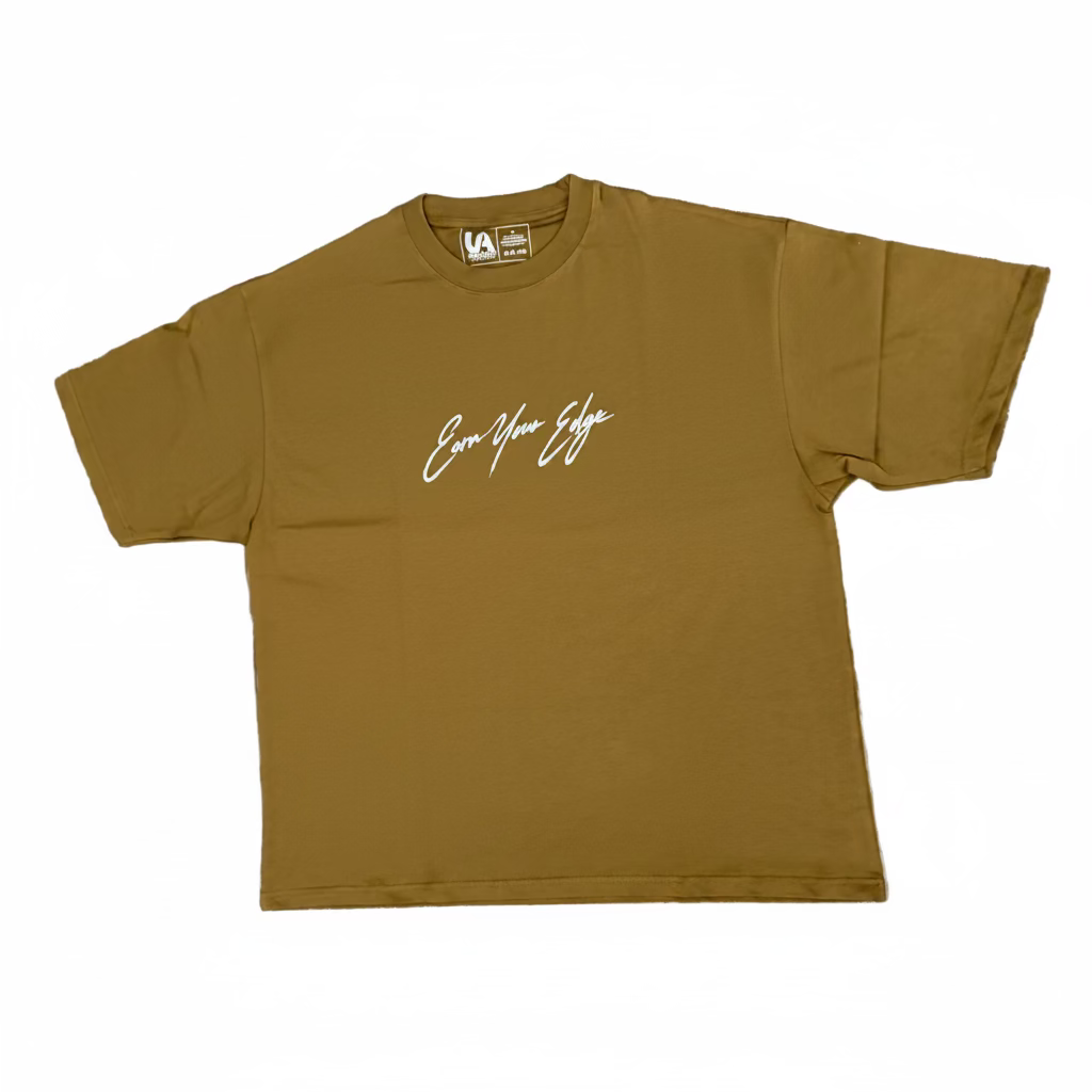 Green Oversized Earn Your Edge T-Shirt