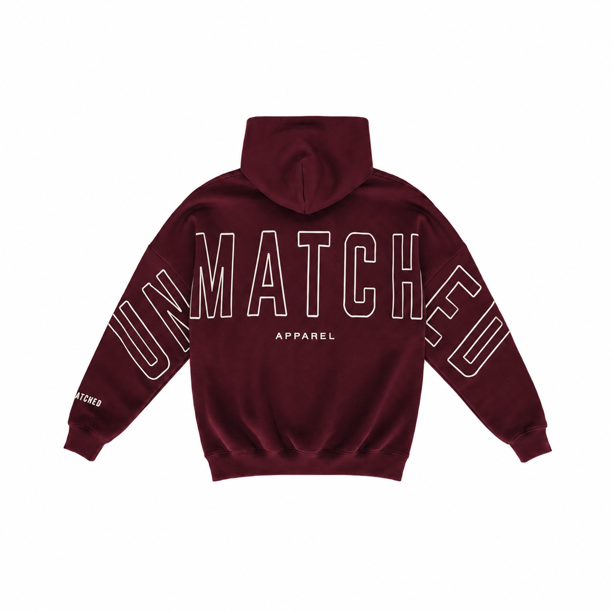 Bloodline Burgundy Oversized Hoodie