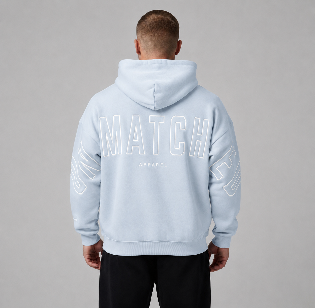 Slate Harbor Blue Oversized Hoodie