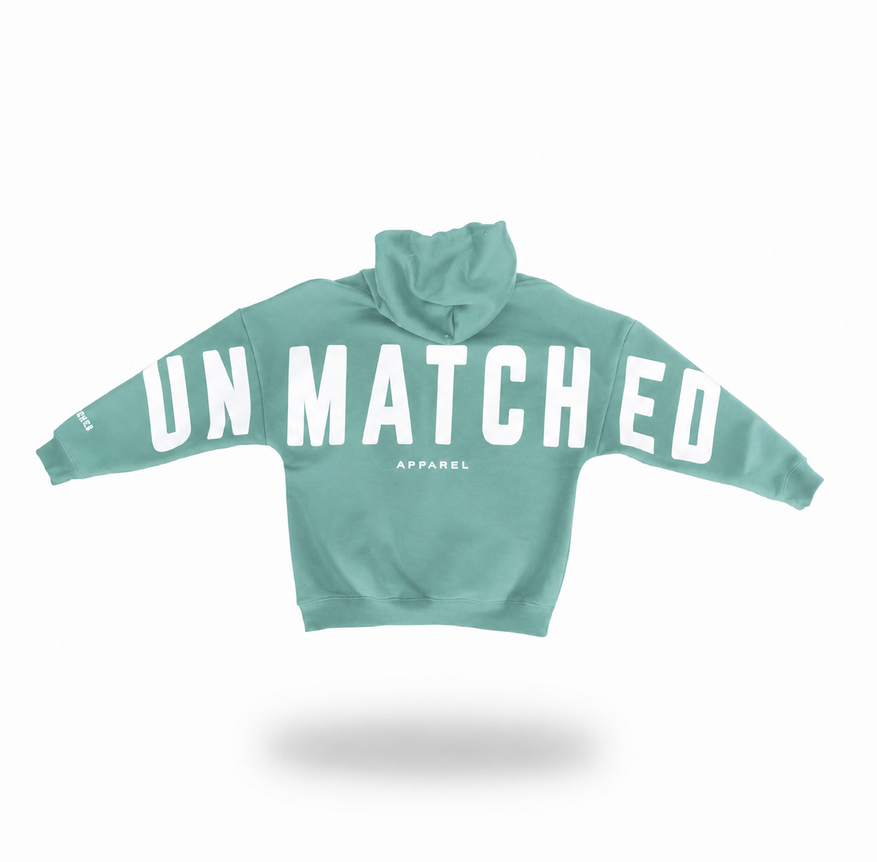 Unmatched Teal Oversized Hoodie
