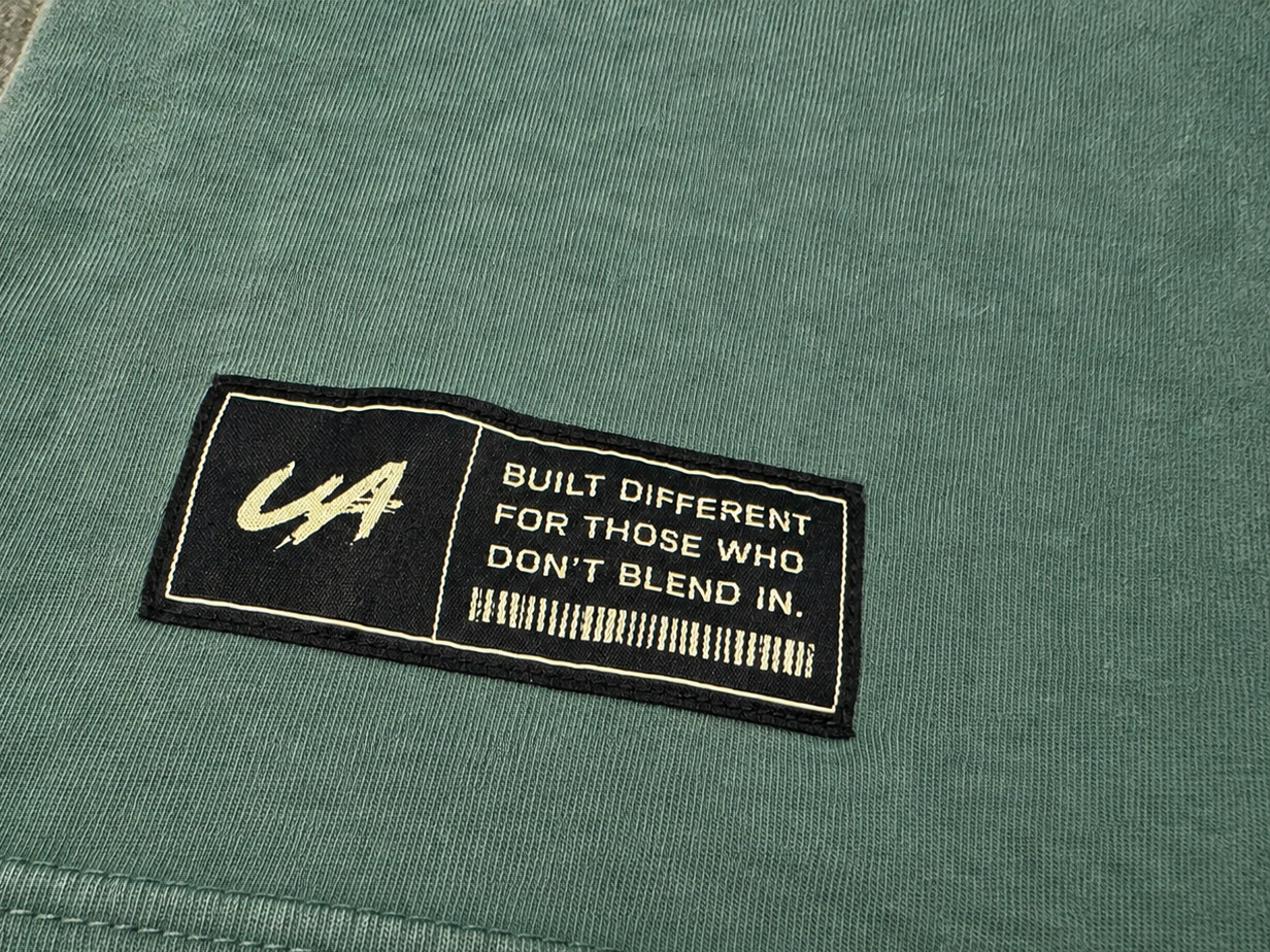 Washed Green Oversized Bullseye T-Shirt