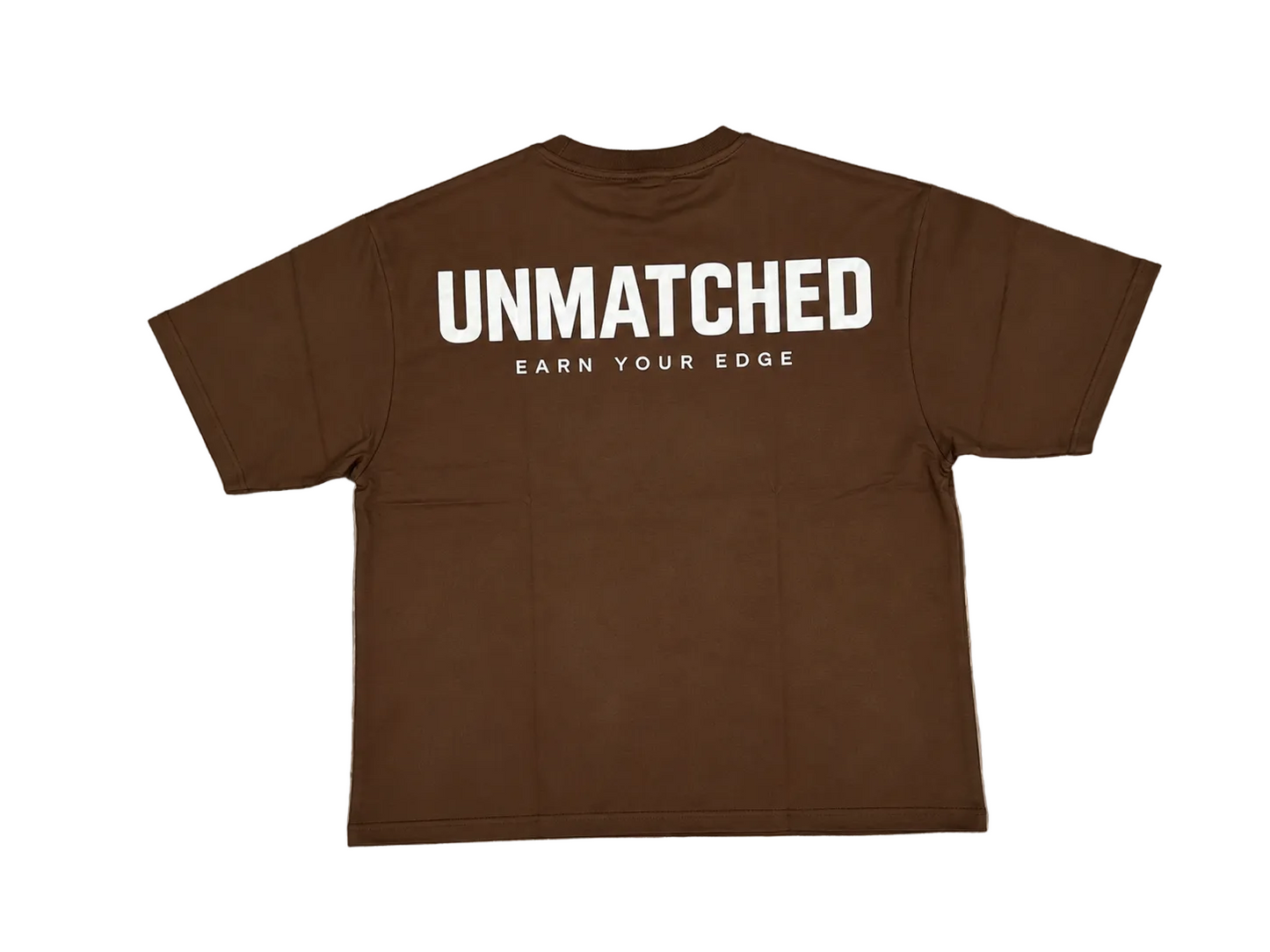 Brown Oversized Earn Your Edge T-Shirt