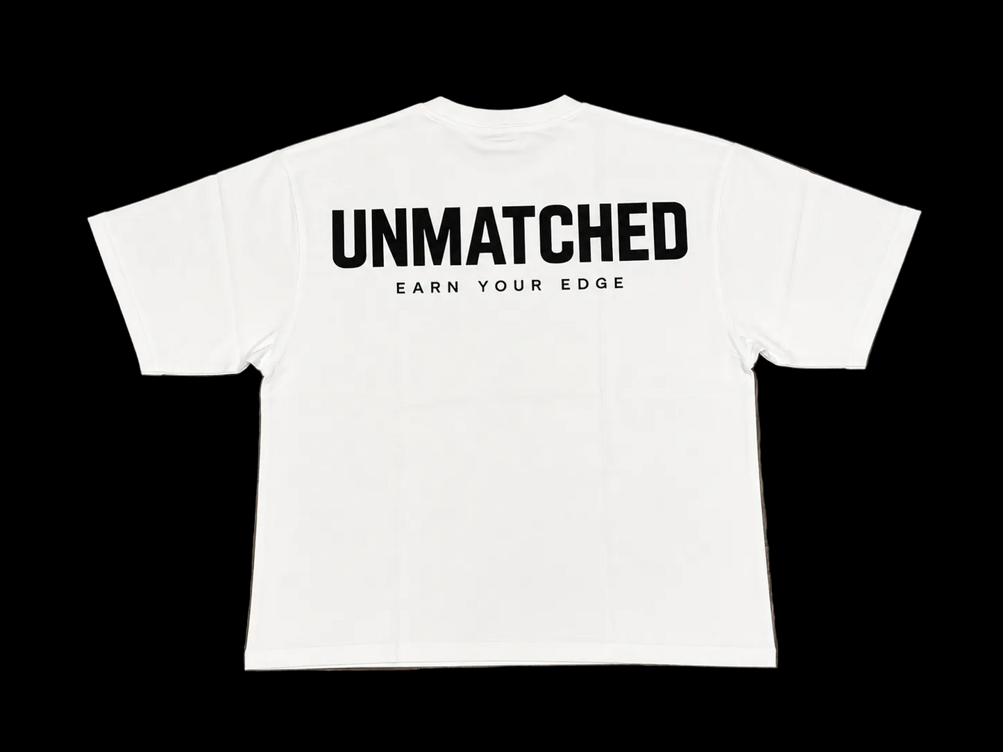 White Oversized Earn Your Edge T-Shirt