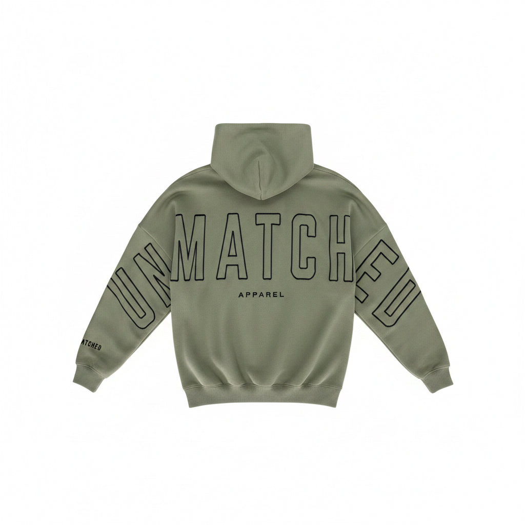 War Room Olive Oversized Hoodie